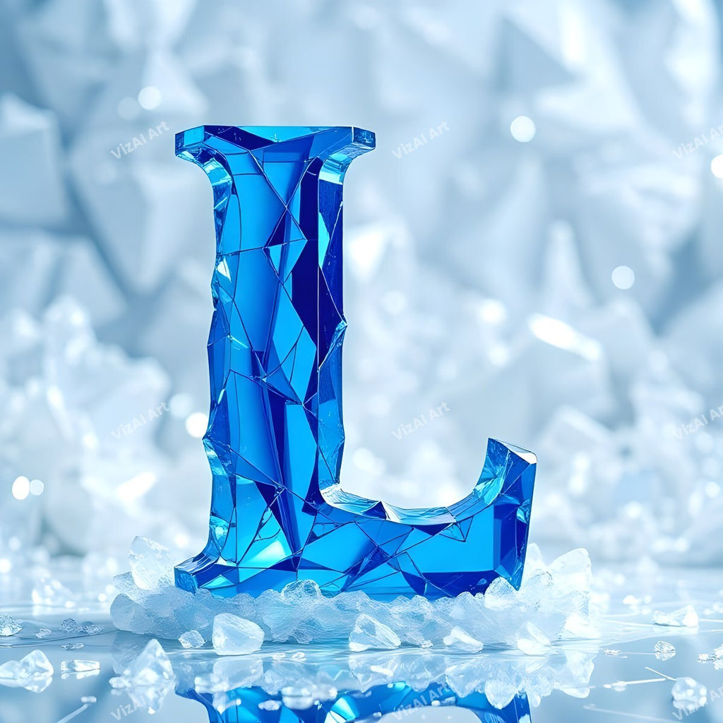 Blue Crystal alphabet letter L