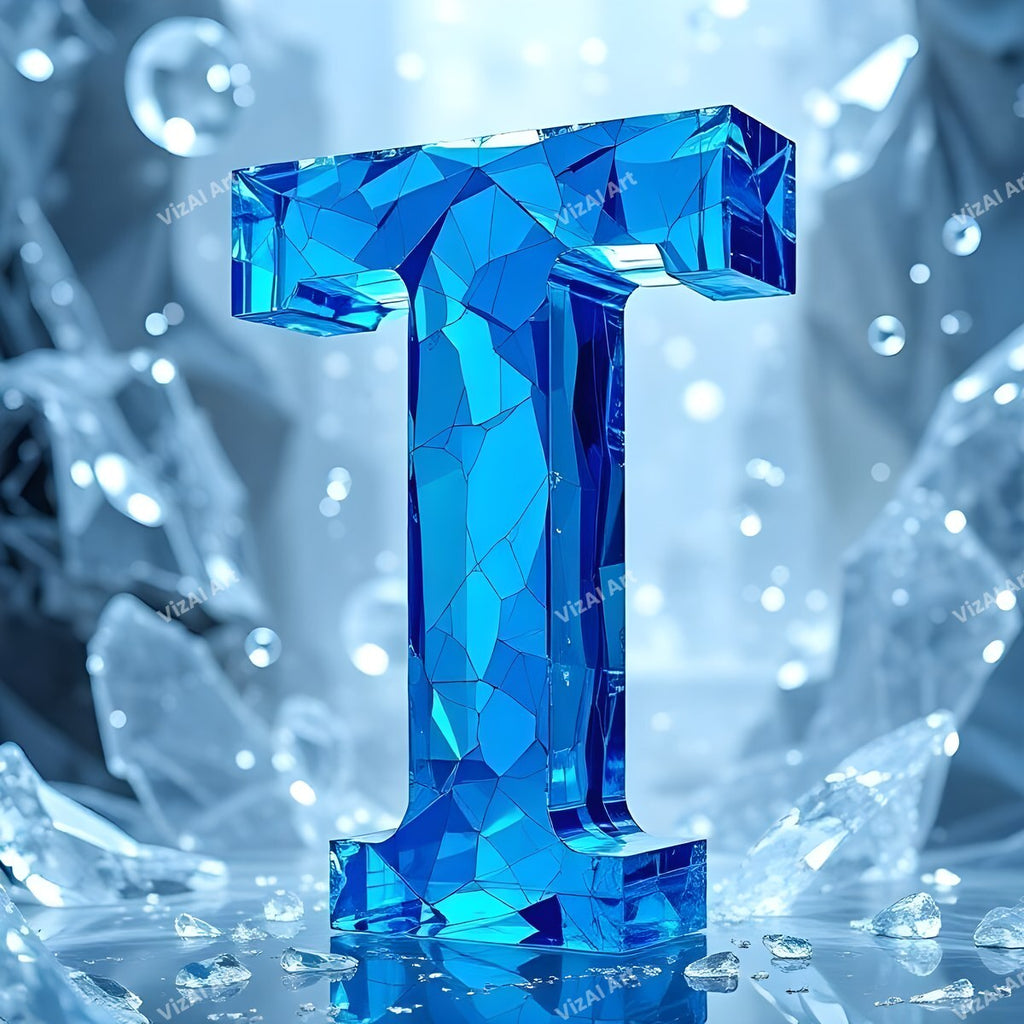 Blue Crystal alphabet letter T