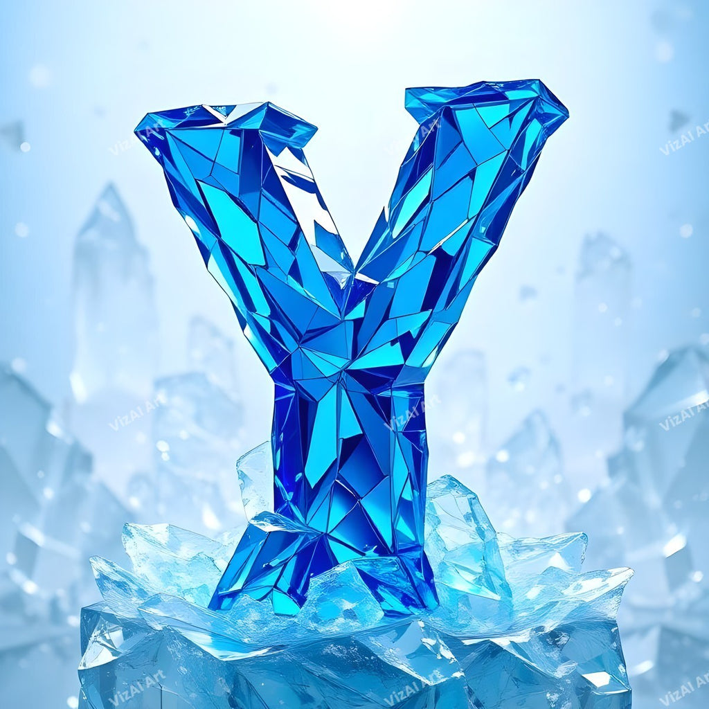 Blue Crystal alphabet letter Y