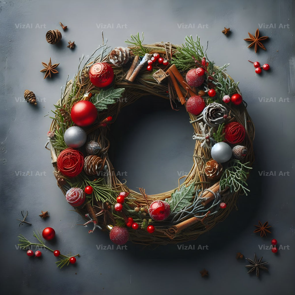 Christmas Bauble alphabet letter O