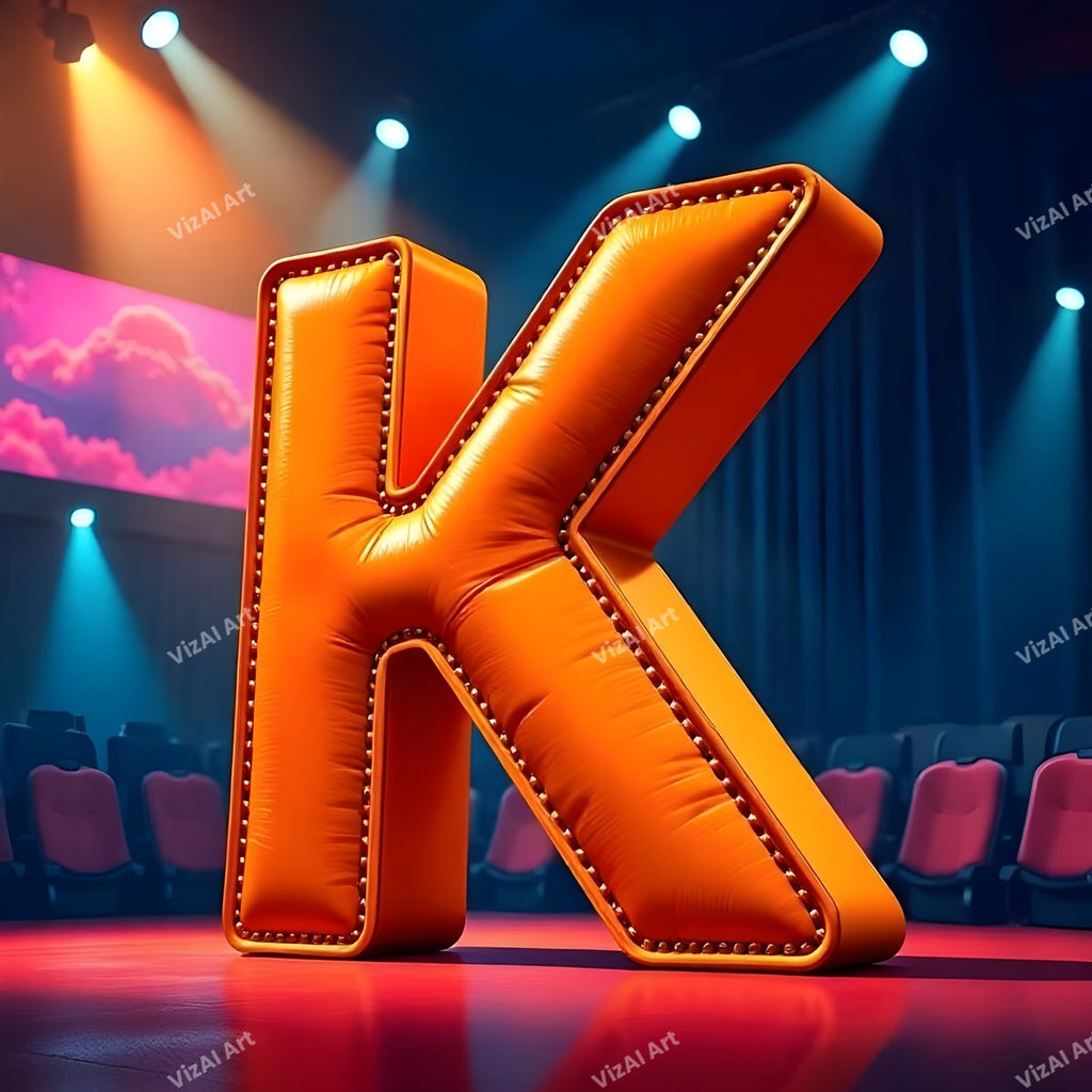 Cinema alphabet letter K