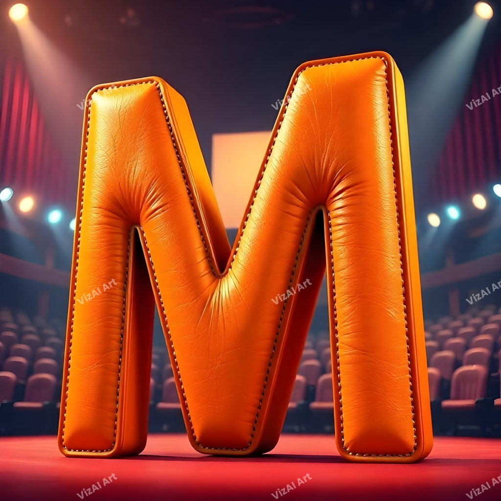 Cinema alphabet letter M