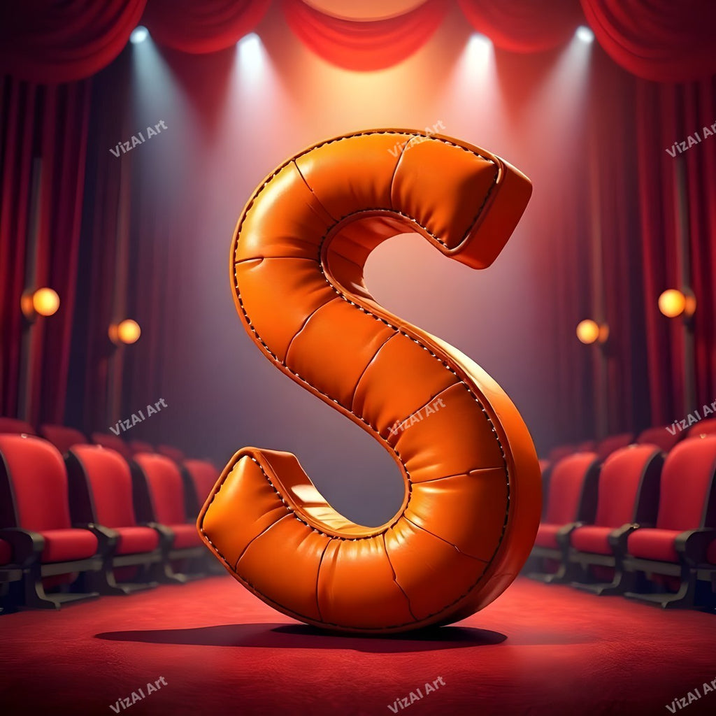 Cinema alphabet letter S