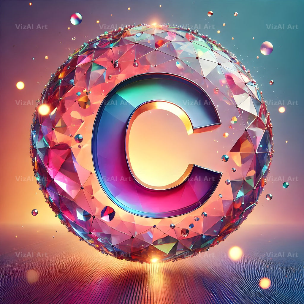 Crystal Ball alphabet letter C