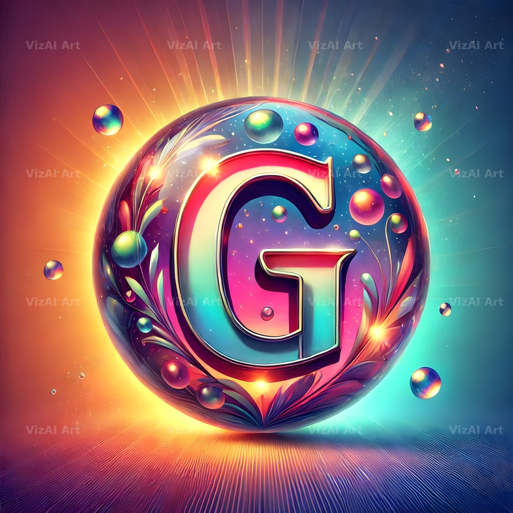 Crystal Ball alphabet letter G