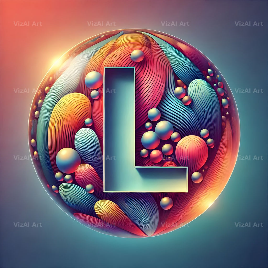 Crystal Ball alphabet letter L