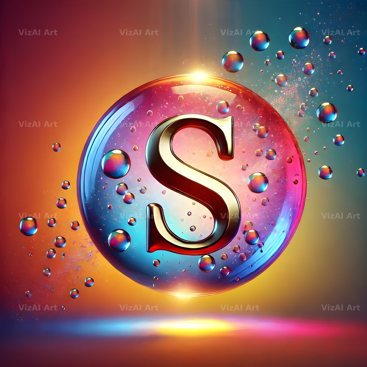 Crystal Ball alphabet letter S