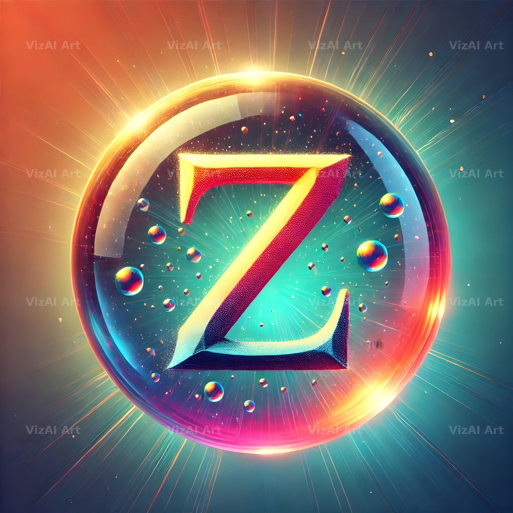 Crystal Ball alphabet letter Z
