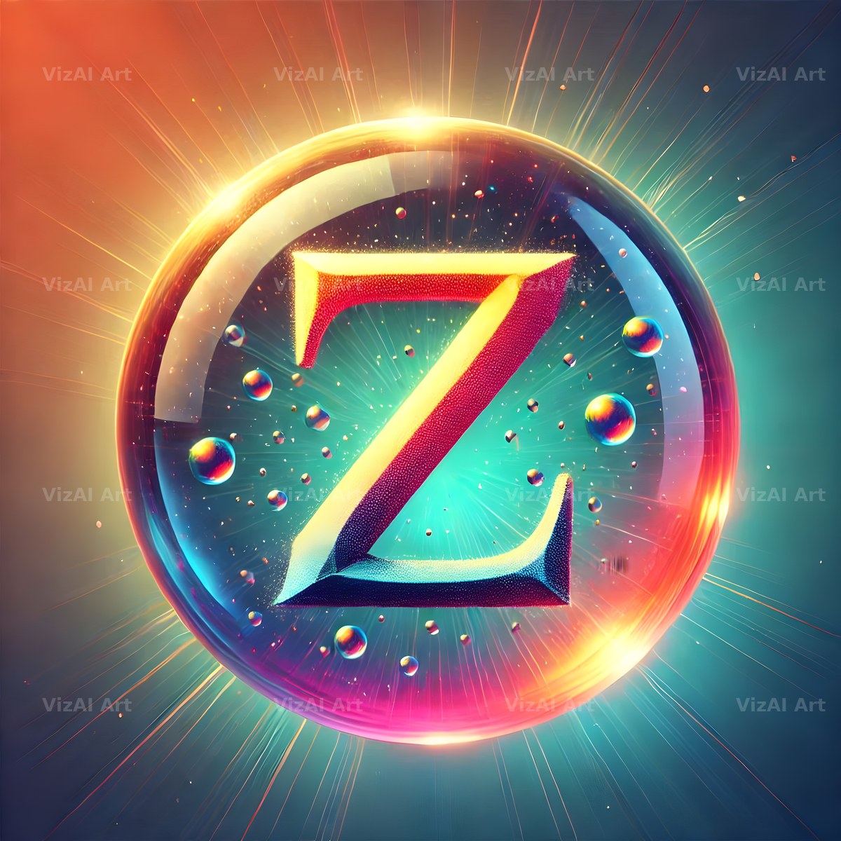 Crystal Ball alphabet letter Z