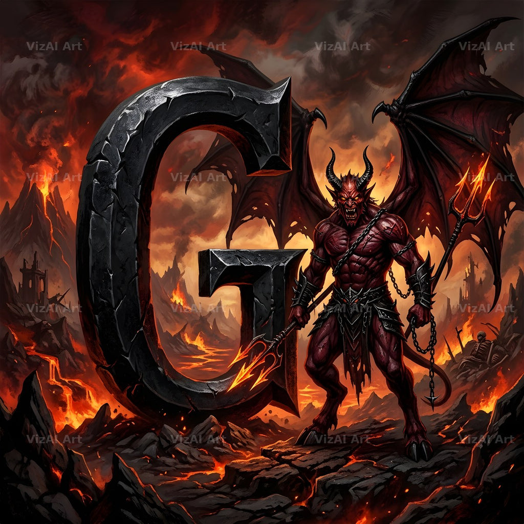 Hellfire alphabet letter G