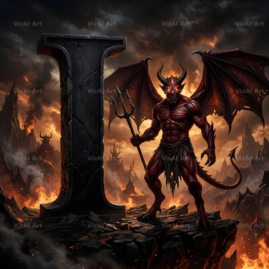 Hellfire alphabet letter I