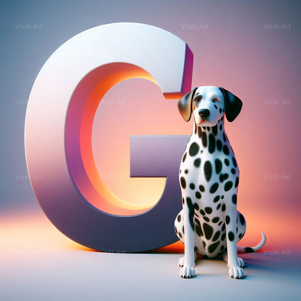 Dalmatian alphabet letter G