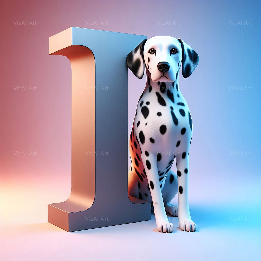 Dalmatian alphabet letter I
