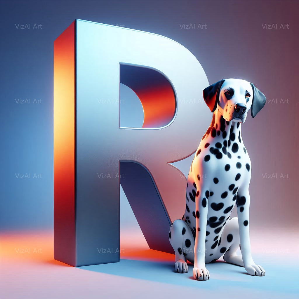 Dalmatian alphabet letter R