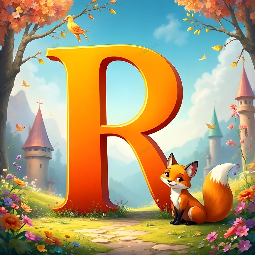 Fox alphabet letter R
