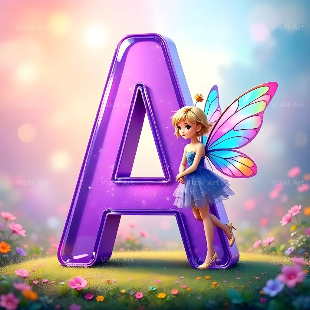 Fairy alphabet letter A