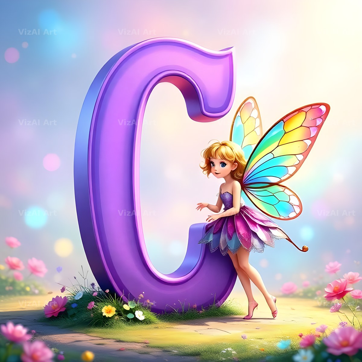 Fairy alphabet letter C