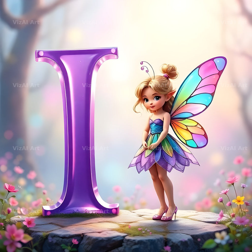 Fairy alphabet letter I