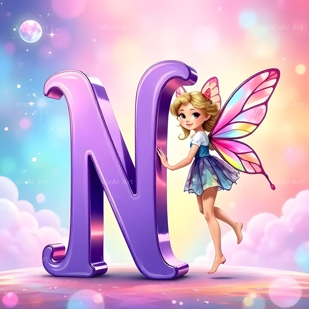 Fairy alphabet letter N