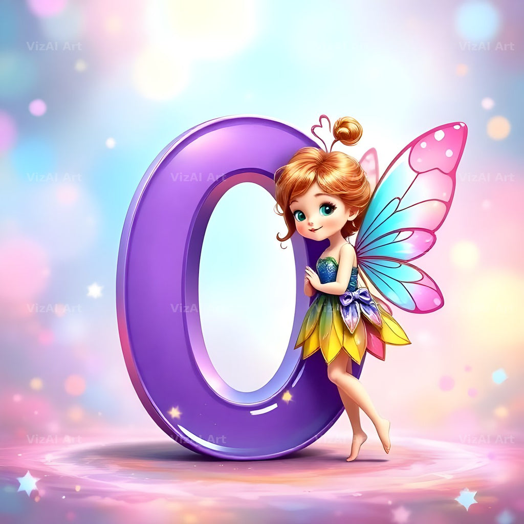 Fairy alphabet letter O