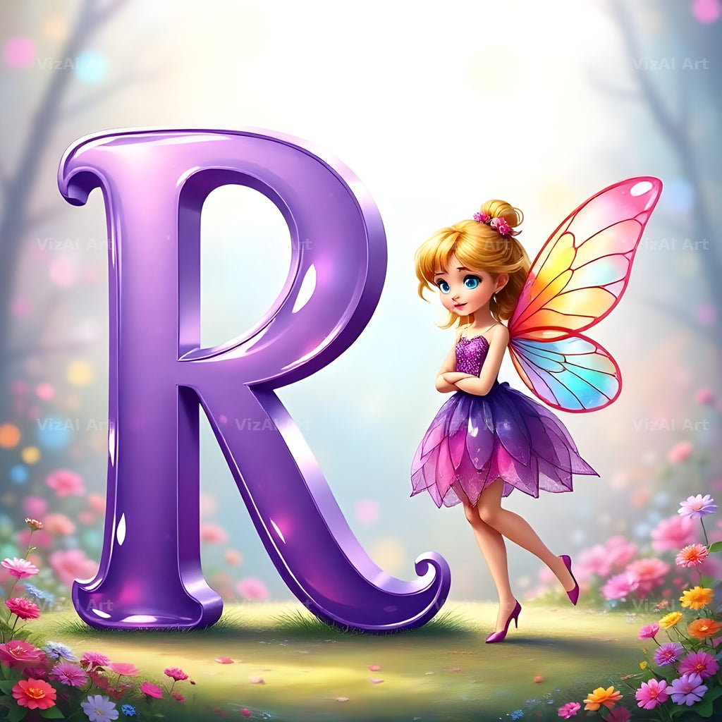 Fairy alphabet letter R
