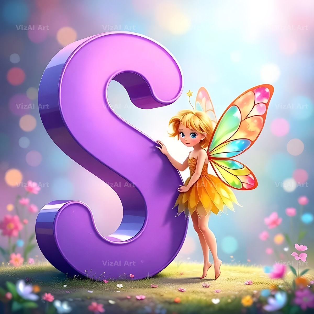 Fairy alphabet letter S
