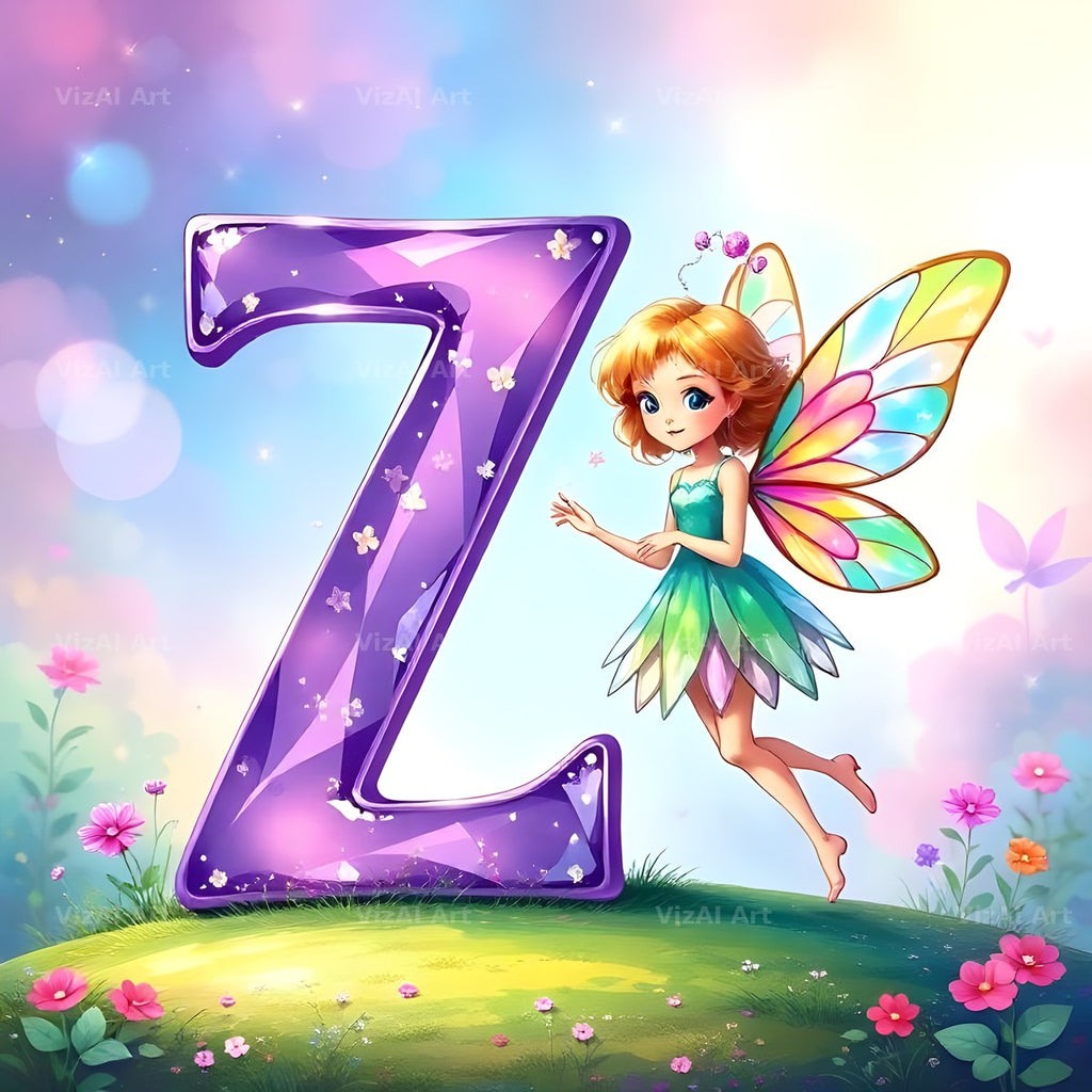 Fairy alphabet letter Z
