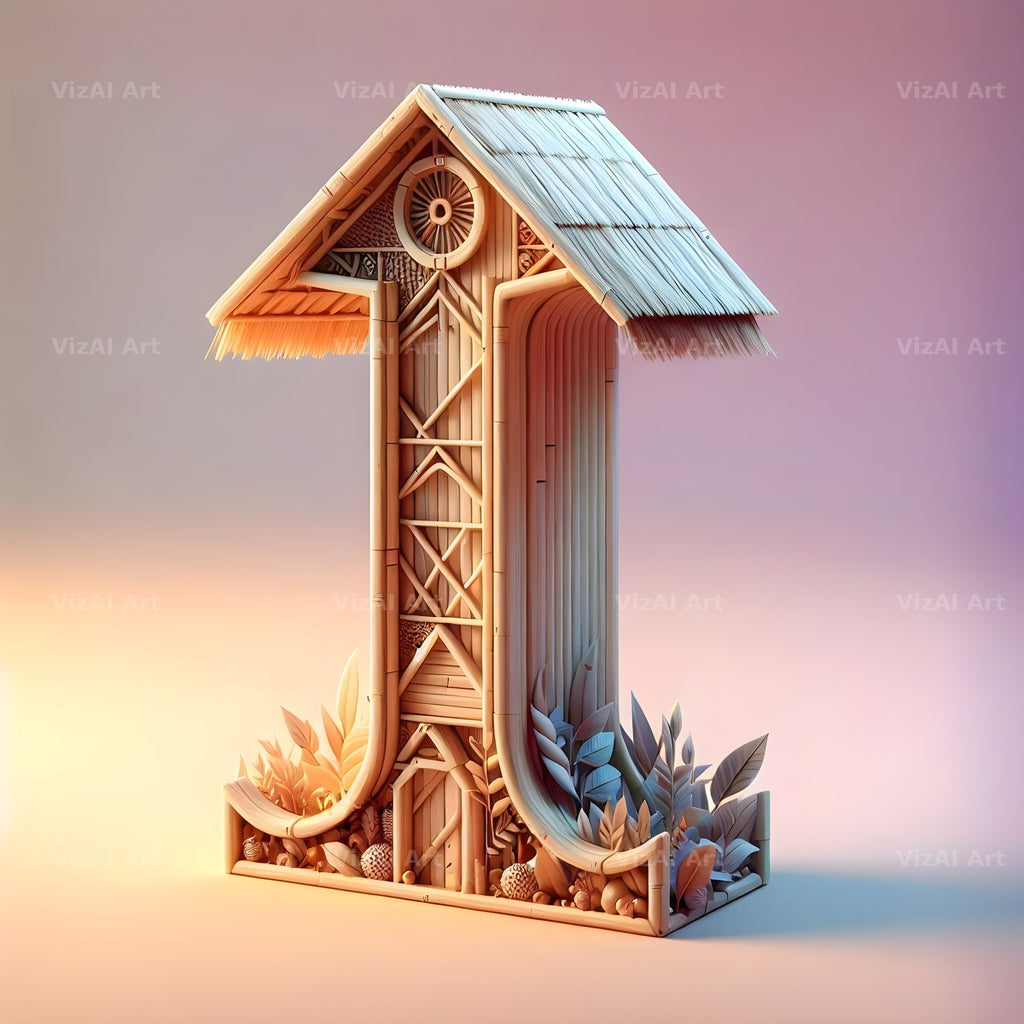 Treehouse alphabet letter I