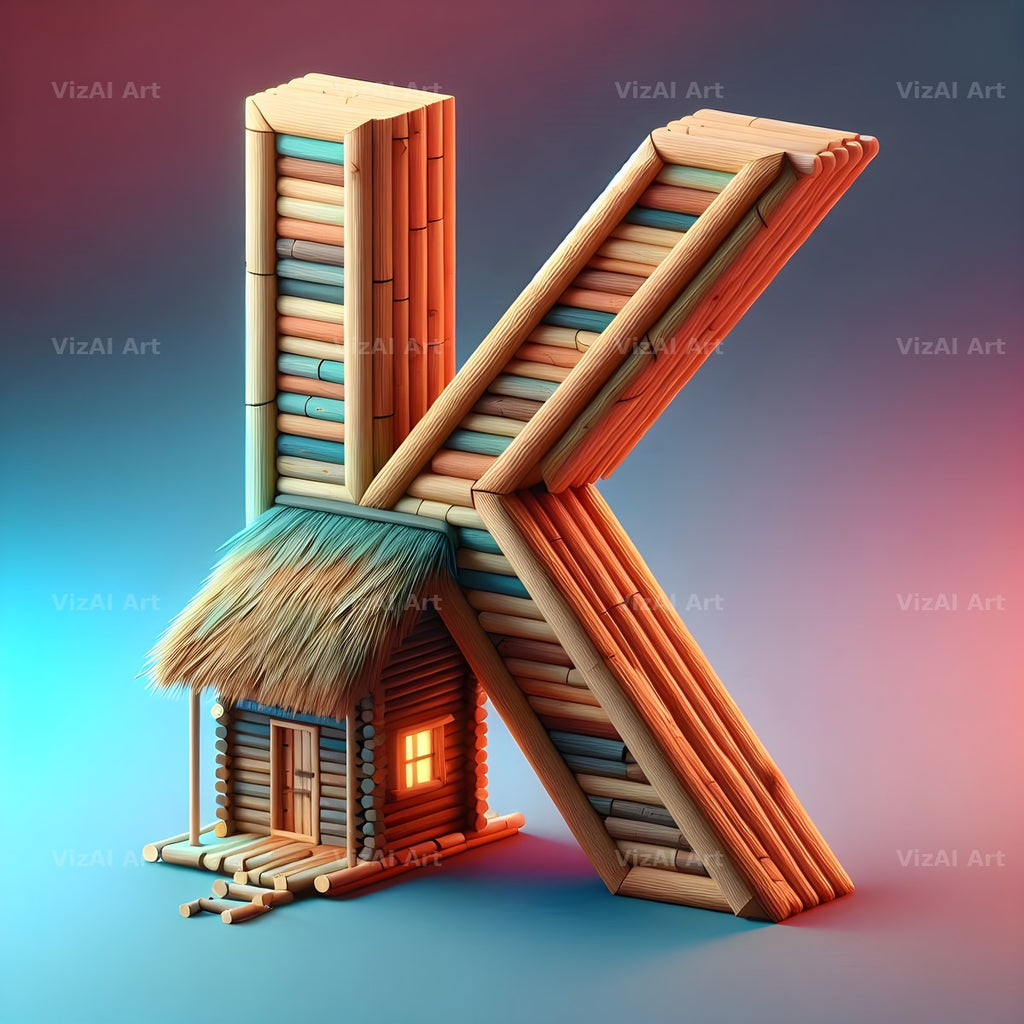 Treehouse alphabet letter K