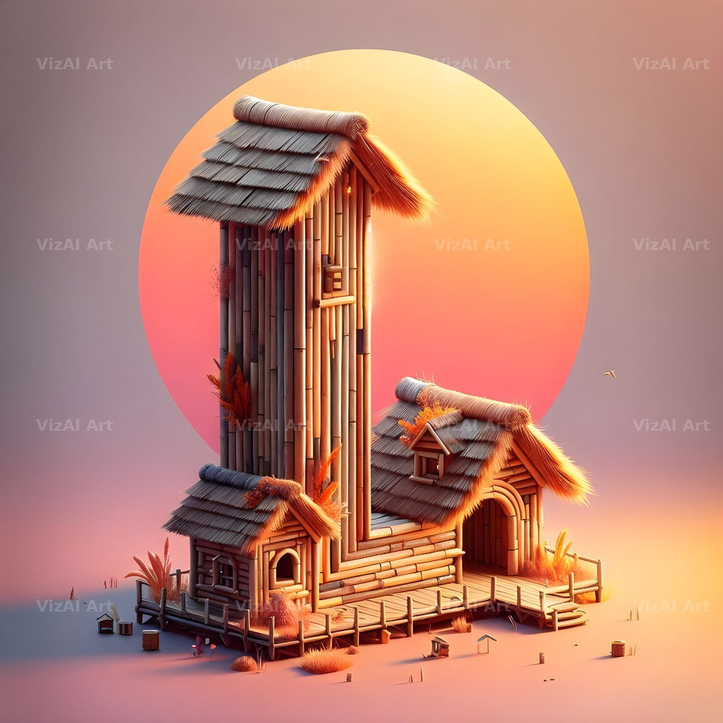 Treehouse alphabet letter L