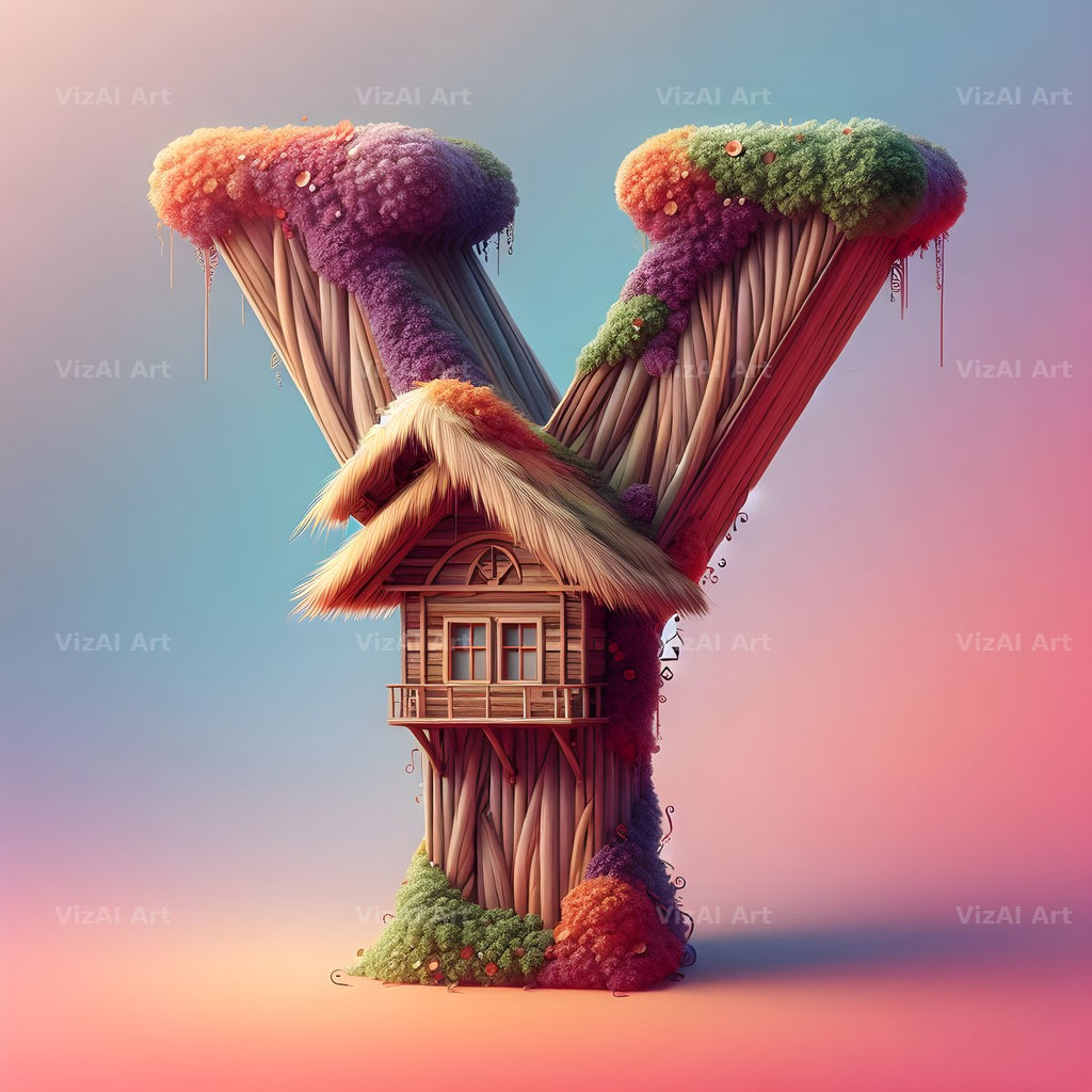Treehouse alphabet letter Y