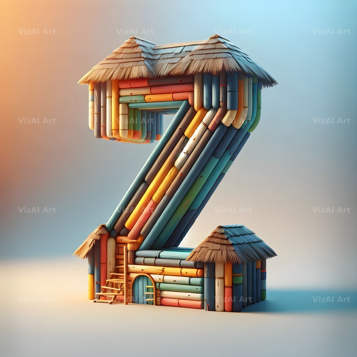 Treehouse alphabet letter Z