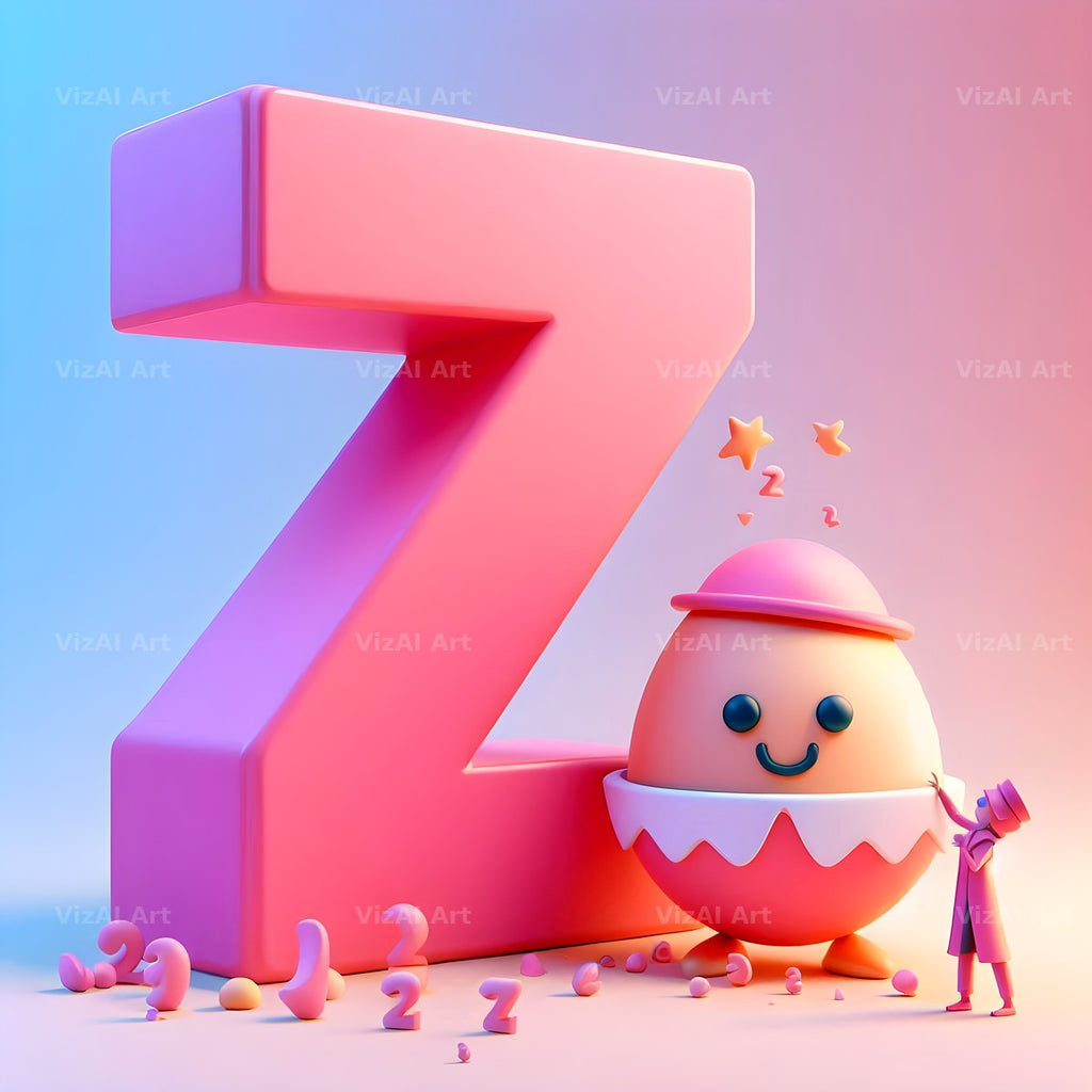 Humpty Dumpty alphabet letter Z