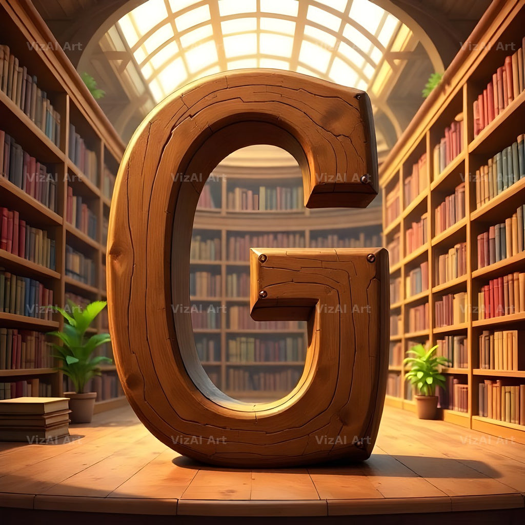 Library alphabet letter G