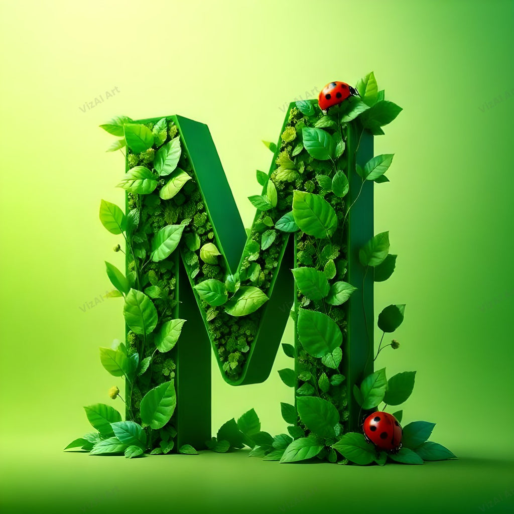 Ladybird alphabet letter M