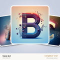 VizAI Art — complete A–Z printable alphabet set