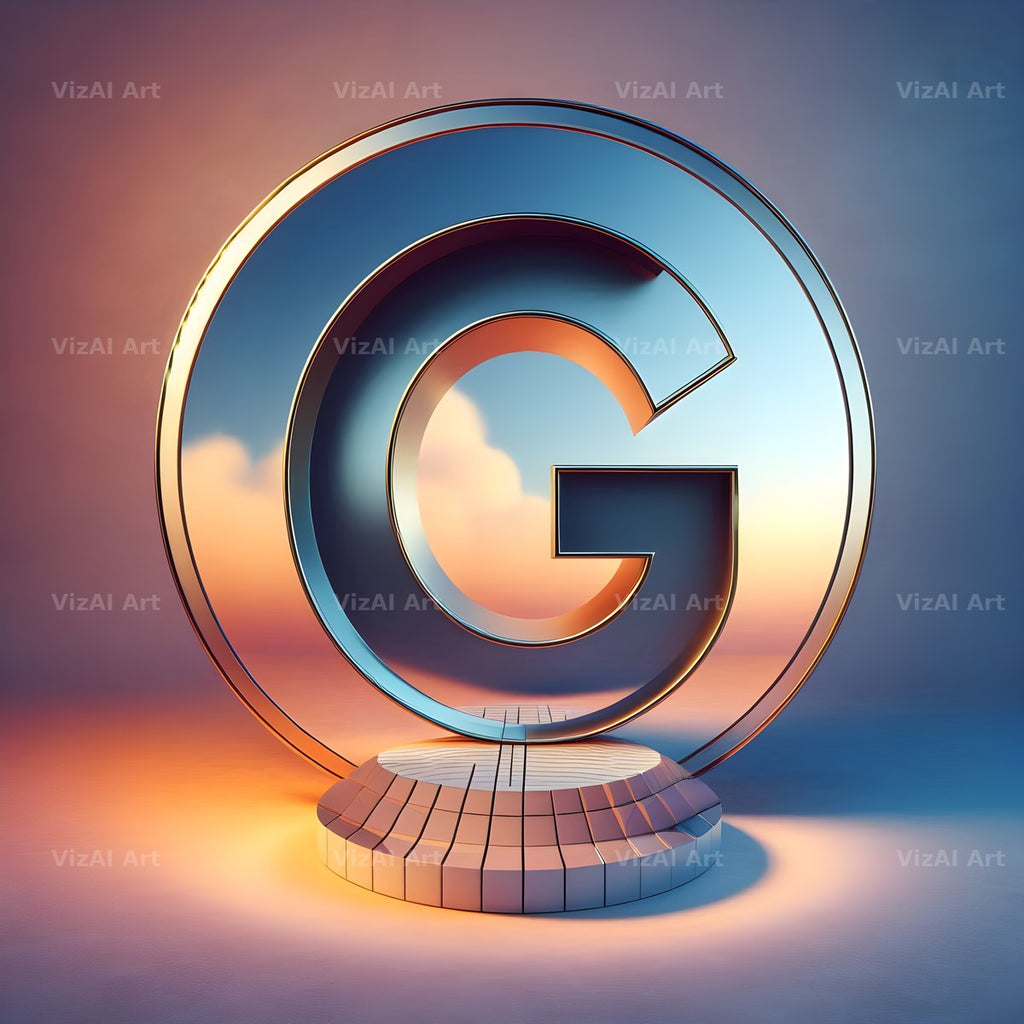 Golden Mirror alphabet letter G