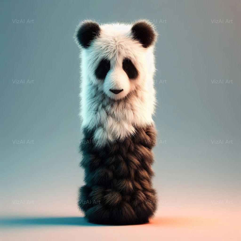 Panda alphabet letter I