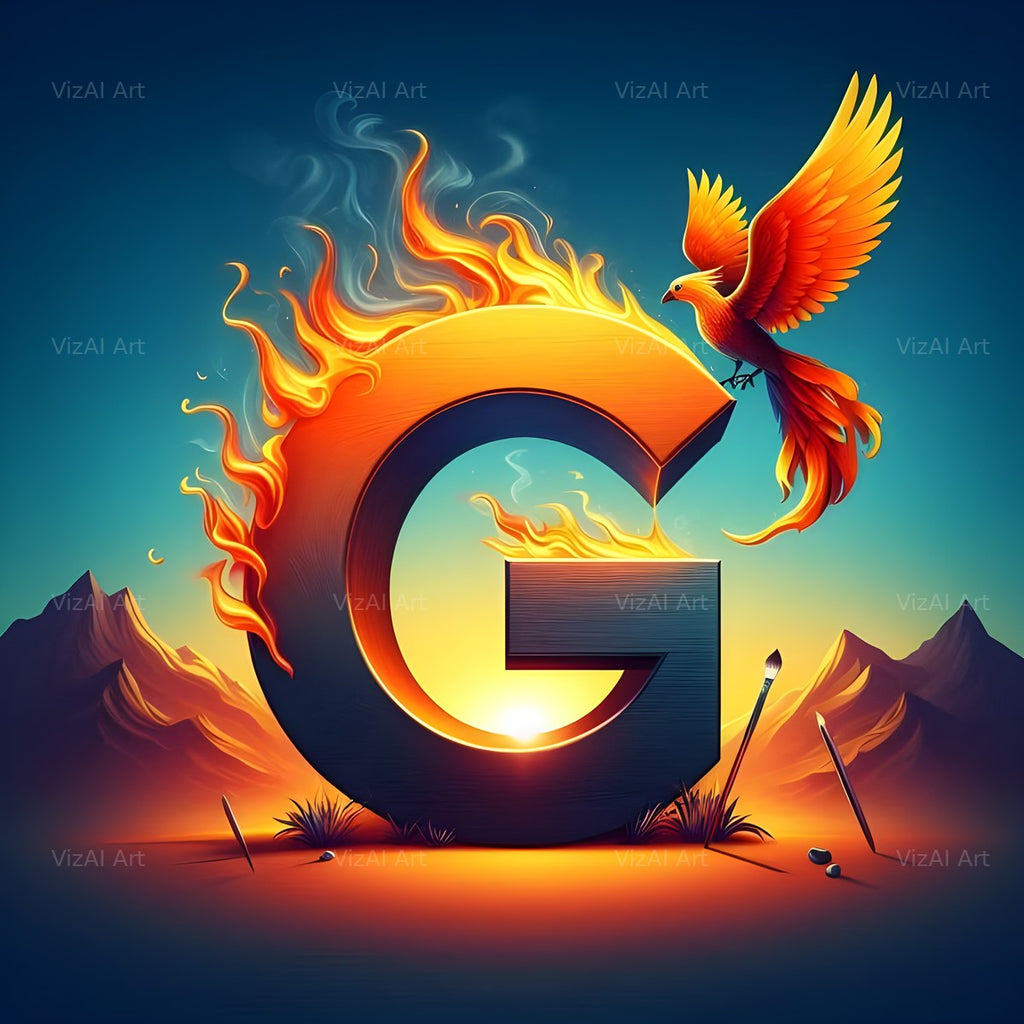 Phoenix alphabet letter G
