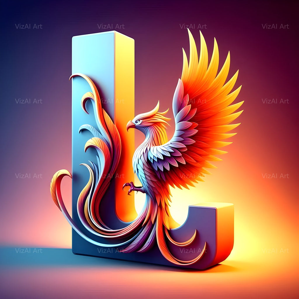 Phoenix alphabet letter L