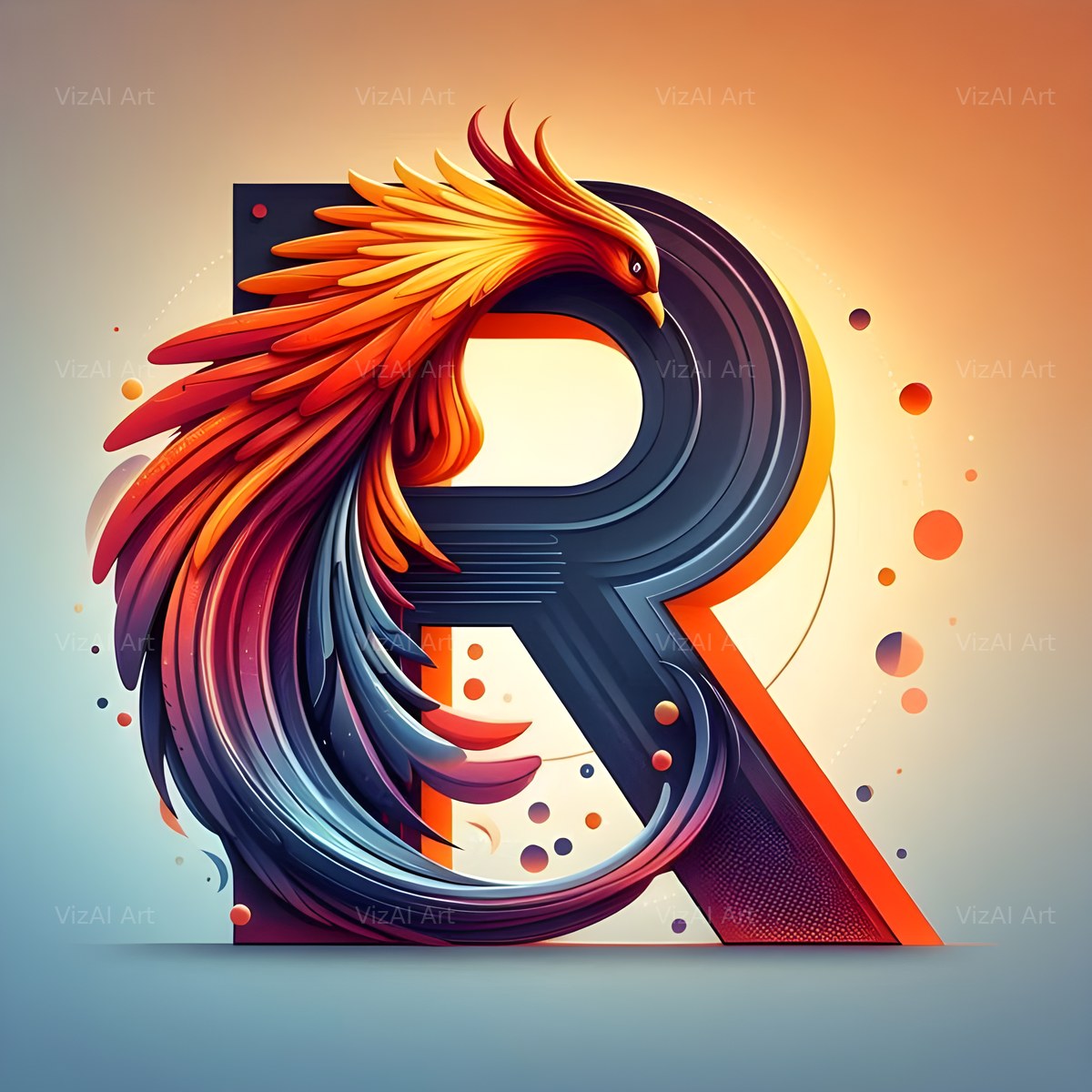 Phoenix alphabet letter R