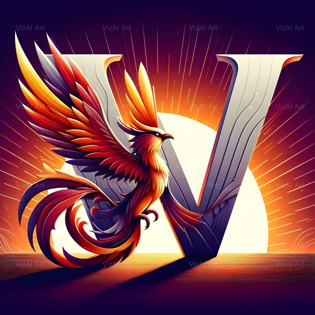 Phoenix alphabet letter W