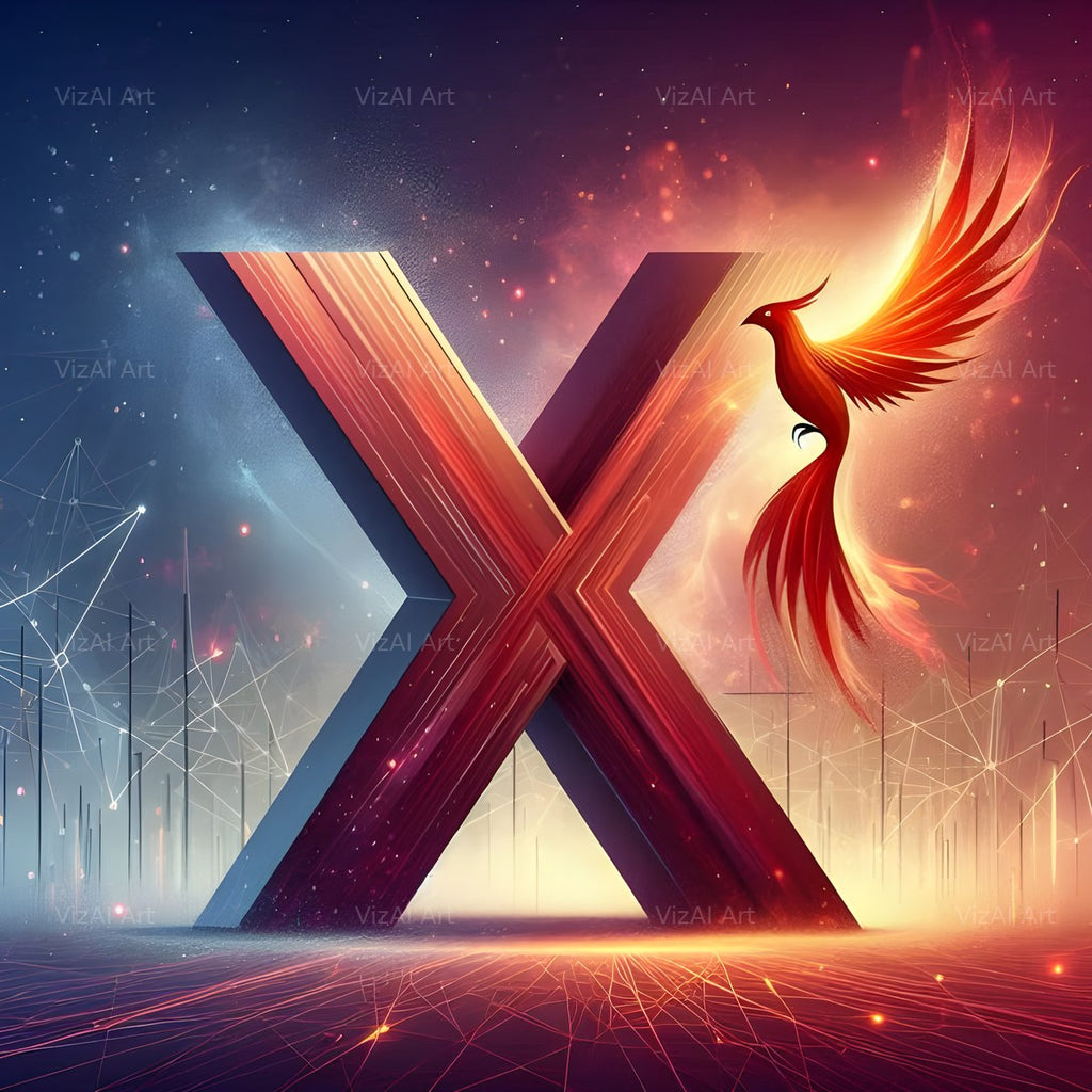 Phoenix alphabet letter X