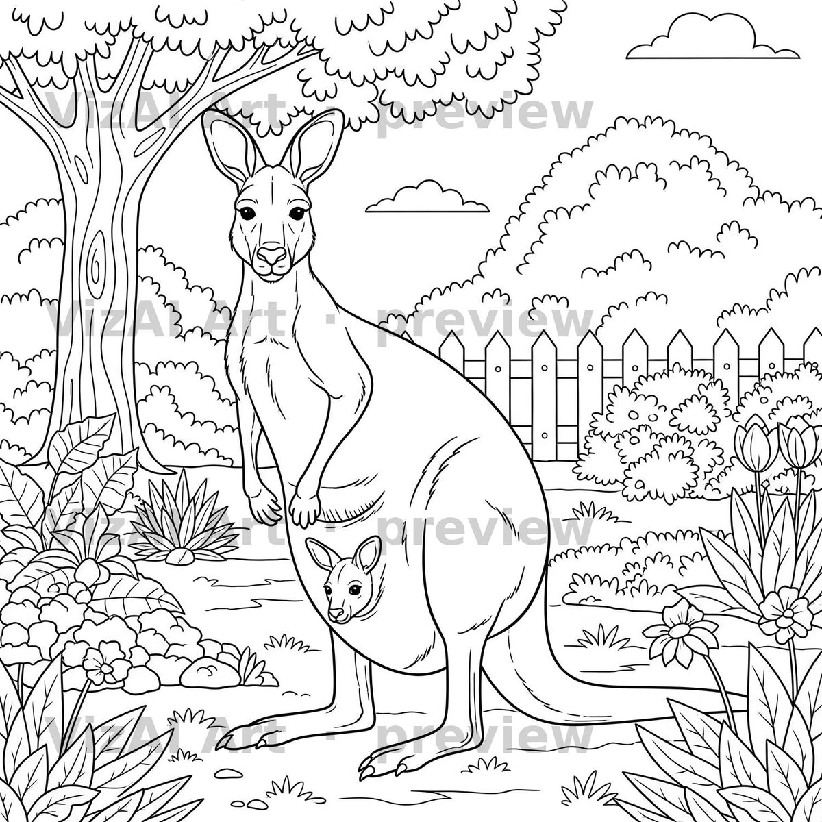 Animal Coloring Pages — sample page