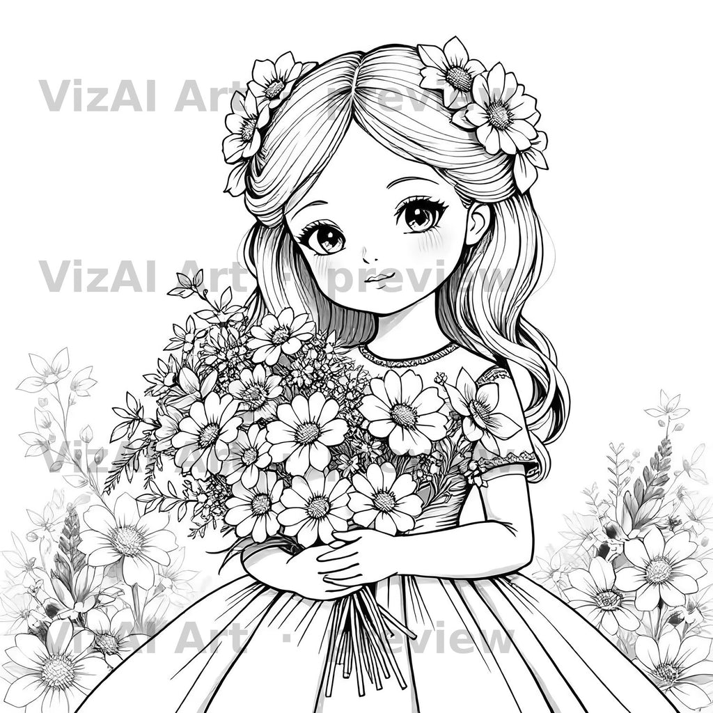 Fantasy & Fairytale Coloring Pages — sample page