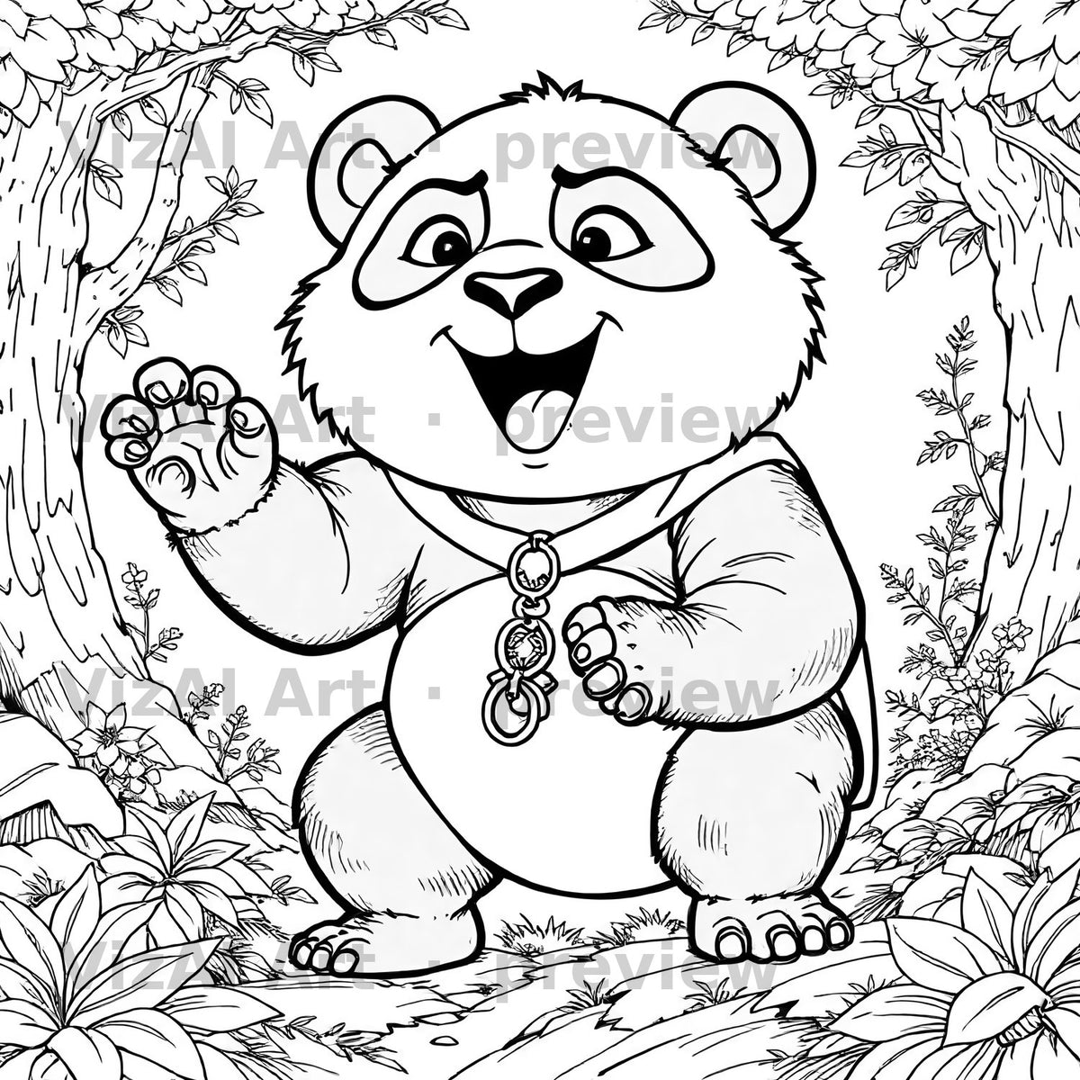 More Animal Coloring Pages — sample page