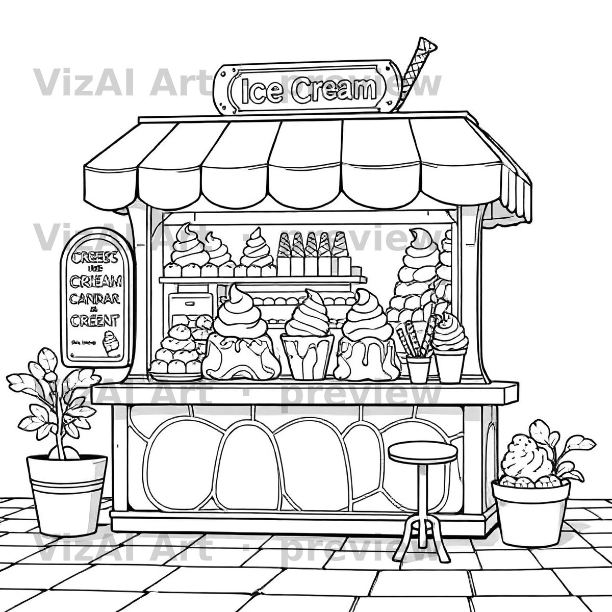 Places, Travel & Architecture Coloring Pages — sample page