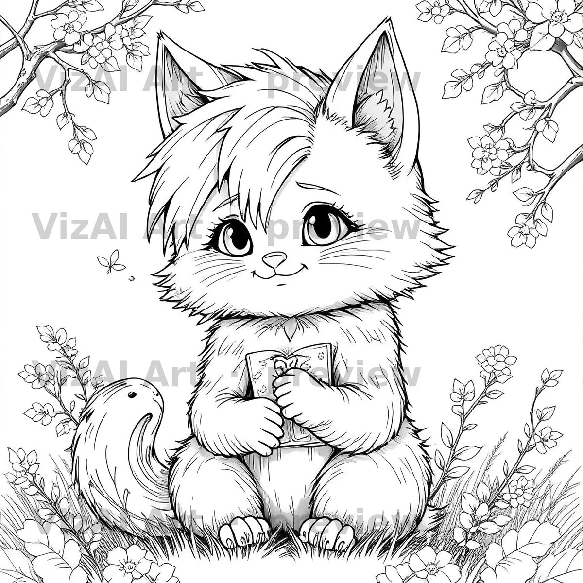 Cute Kids & Characters Coloring Pages — sample page
