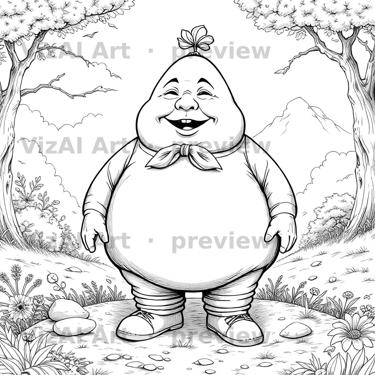 Fantasy & Fairytale Coloring Pages — sample page