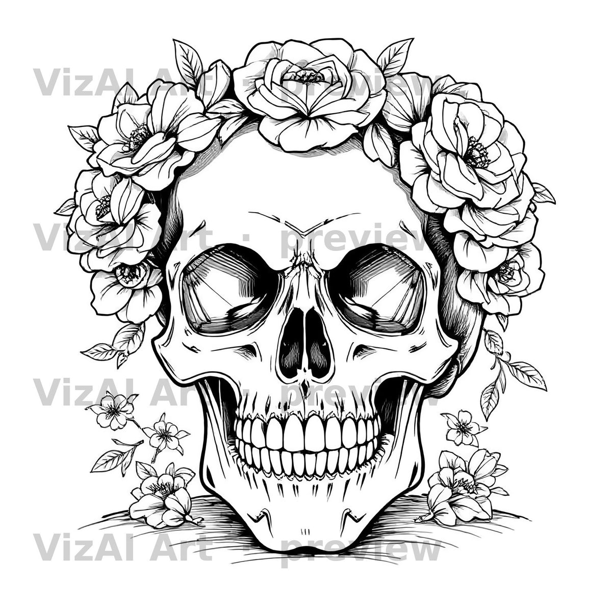 Halloween & Creatures Coloring Pages — sample page